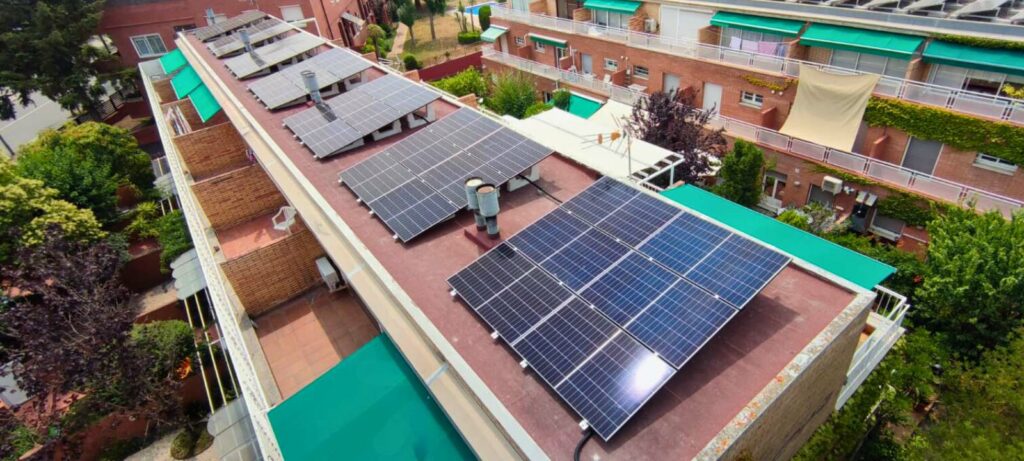 instalación fotovoltaica para comunidad de vecinos
