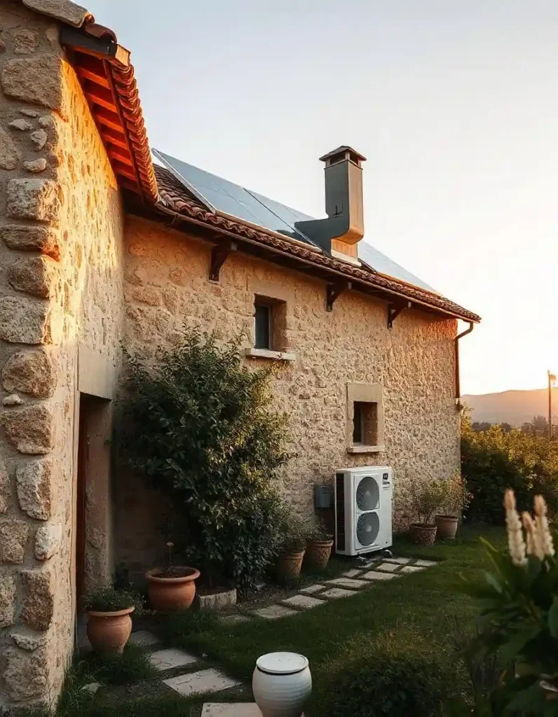 casa amb bomba de calor