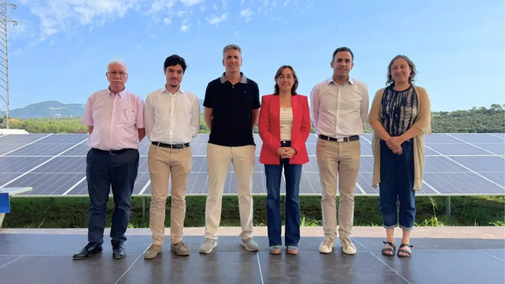inauguració de la planta solar més gran de Girona